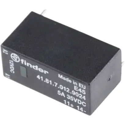 Top-Preis 41.81.7.012.9024, Relais mit Steck- und Printanschlüssen, Eingang 12 V DC, Ausgang SSR 1 Schließer 5