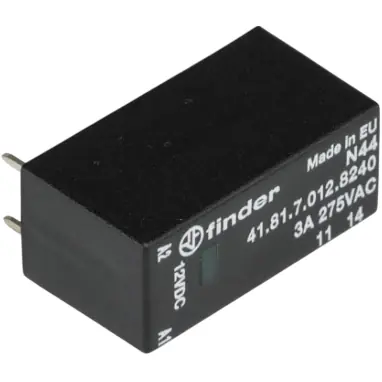 41.81.7.012.8240, Relais mit Steck- und Printanschlüssen, Eingang 12 V DC, Ausgang SSR 1 Schließer 3 Neuheit