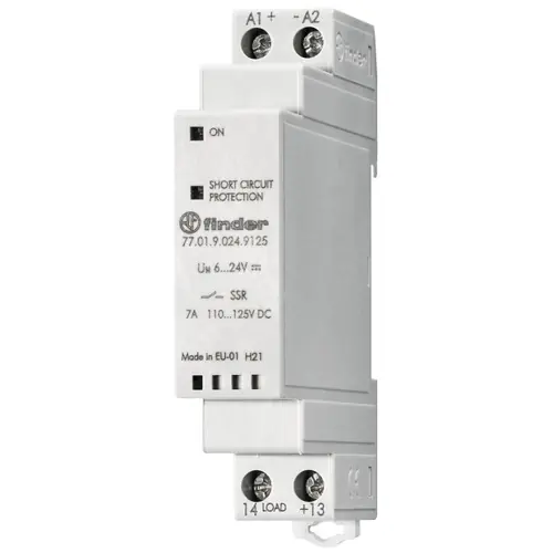 Halbleiterrelais, 43-140 VDC, 125 VDC, 7 A, DIN-Schiene, 77.01.9.024.9125 Schneller Versand
