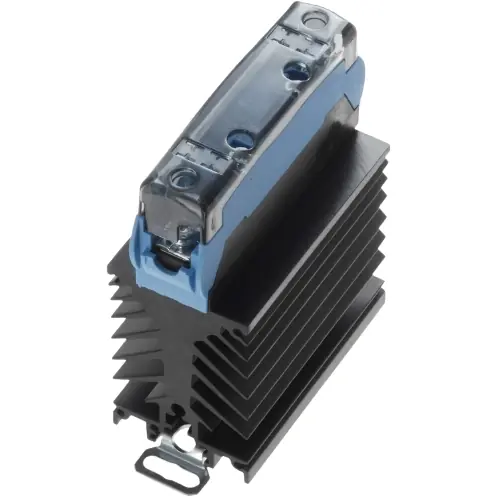 Halbleiterrelais, 6-32 VDC, nullspannungsschaltend, 24-600 VAC, 50 A, DIN-Schiene, SAM965360 Sale