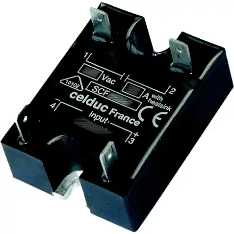 Halbleiterrelais, 12-30 VDC, nullspannungsschaltend, 12-280 VAC, 25 A, Schraubmontage, SCF42324 Direktkauf