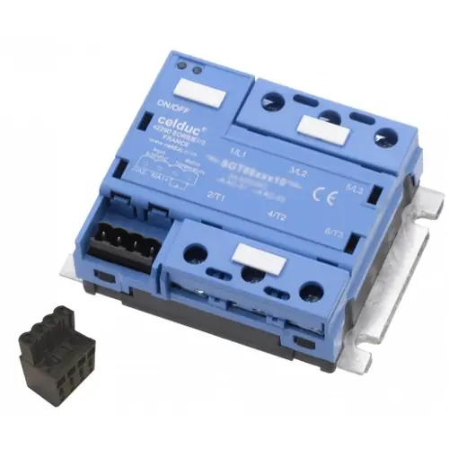 Halbleiterrelais, 4-30 VDC, nullspannungsschaltend, 24-520 VAC, 50 A, Schraubmontage, SGT8650810 Garantierte Lieferung