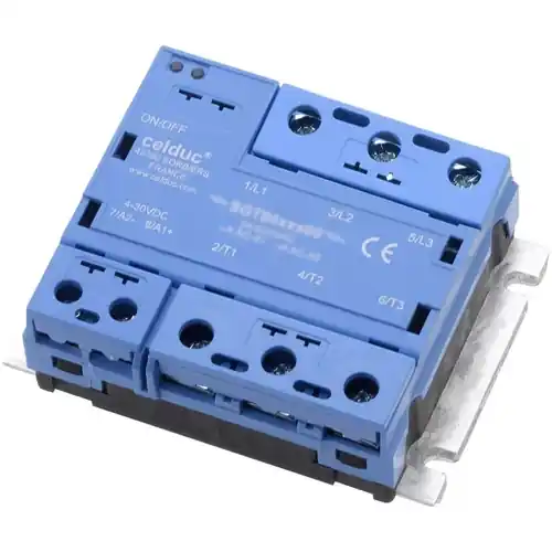 Halbleiterrelais, 4-30 VDC, nullspannungsschaltend, 24-660 VAC, 75 A, Schraubmontage, SGT9874300 Neuheit