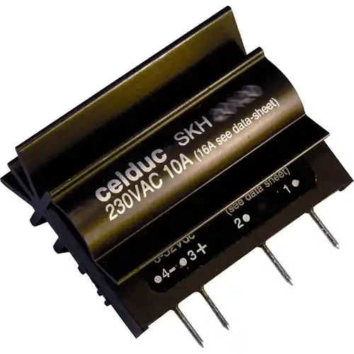 Top-Seller Halbleiterrelais, 8-32 VDC, nullspannungsschaltend, 24-600 VAC, 10 A, Leiterplattenmontage, SKH20240