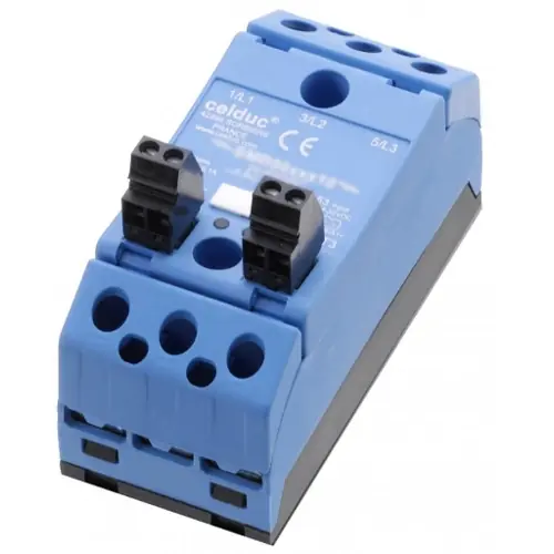 Halbleiterrelais, 4-30 VDC, nullspannungsschaltend, 24-520 VAC, 75 A, Schraubmontage, SMB8670910 Schneller Versand