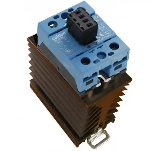 Garantierte Lieferung Halbleiterrelais, 10-30 VDC, nullspannungsschaltend, 24-600 VAC, 35 A, Schraubmontage, SOB96366WF