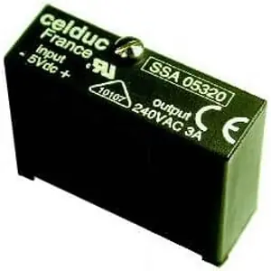 Halbleiterrelais, 3-8 VDC, nullspannungsschaltend, 12-280 VAC, 3 A, Leiterplattenmontage, SSA05320 Must-Have