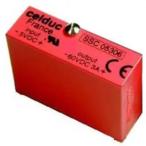 Halbleiterrelais, 8-40 VDC, DC ein/aus, 3-60 VDC, 3 A, Leiterplattenmontage, SSC24306 Billig
