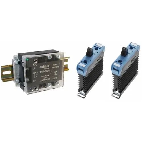 Nur Heute Halbleiterrelais, 0-10 VDC, 400 VAC, 22 A, DIN-Schiene, SWG81510