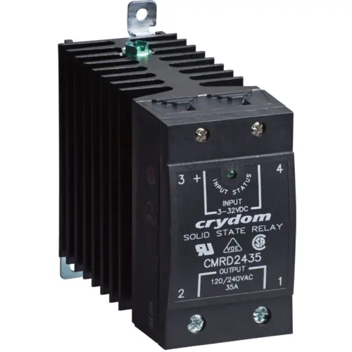 Super-Preis Halbleiterrelais, 48-530 VAC, nullspannungsschaltend, 3-32 VDC, 65 A, DIN-Schiene, CMRD4865