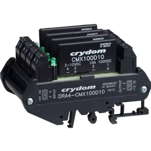 Preiswert Halbleiterrelais, 100 VDC, 20-28 VDC, 8 A, DIN-Schiene, DRA4-CMXE100D10