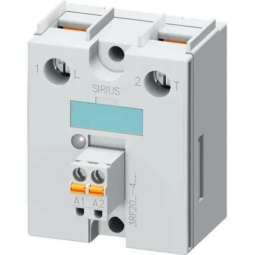 Halbleiterrelais, 15-24 VDC, nullpunktschaltend, 24-230 VAC, 50 A, Schraubmontage, 3RF2050-4AA02 Zertifiziert