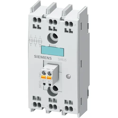 Halbleiterrelais, 4-30 VDC, nullpunktschaltend, 48-600 VAC, 55 A, Schraubmontage, 3RF2255-2AC45 Kostenloser Rückversand