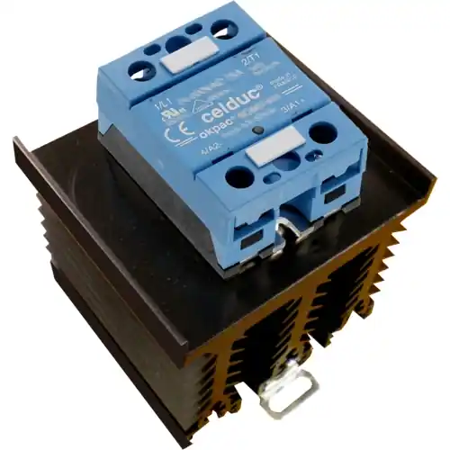 Halbleiterrelais, 3,5-32 VDC, nullspannungsschaltend, 24-690 VAC, 75 A, DIN-Schiene, SO887040-WF108 Garantierte Lieferung