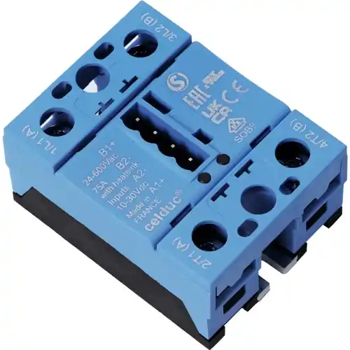 Top-Angebot Halbleiterrelais, 10-30 VDC, nullspannungsschaltend, 24-510 VAC, 50 A, Panelmontage, SOB965670-TH