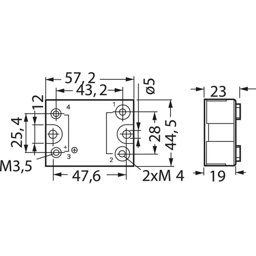 Direkt Vom Hersteller Halbleiterrelais, 3-32 VDC, nullspannungsschaltend, 24-280 VAC, 25 A, Leiterplattenmontage, 5720 5373 103