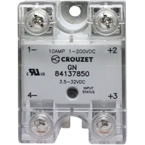 Ausverkauf Halbleiterrelais, 50 VDC, nullspannungsschaltend, 3-32 VDC, 30 A, Leiterplattenmontage, 84137870