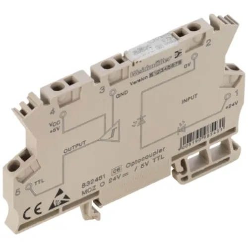 Neuheit Halbleiterrelais, 5-48 VDC, 100 mA, DIN-Schiene, 8398940000