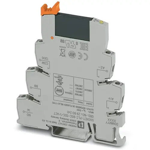 Garantierte Lieferung Halbleiterrelais, 4-6 VDC, sofortiges schalten, 3-33 VDC, 3 A, DIN-Schiene, 2980144