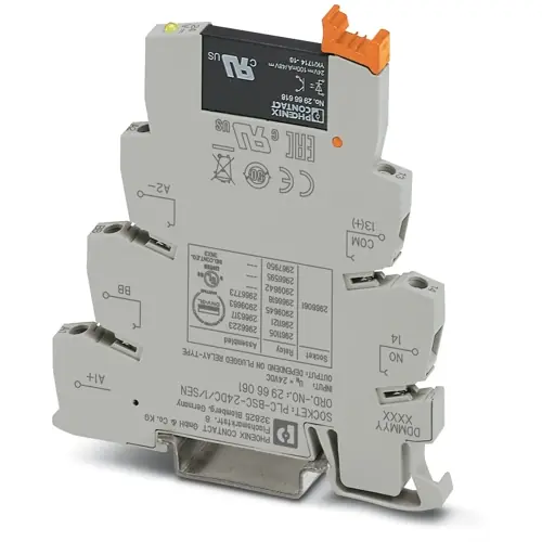Halbleiterrelais, 19,2-28,8 VDC, sofortiges schalten, 3-48 VDC, 100 mA, DIN-Schiene, 2966773 Schneller Versand