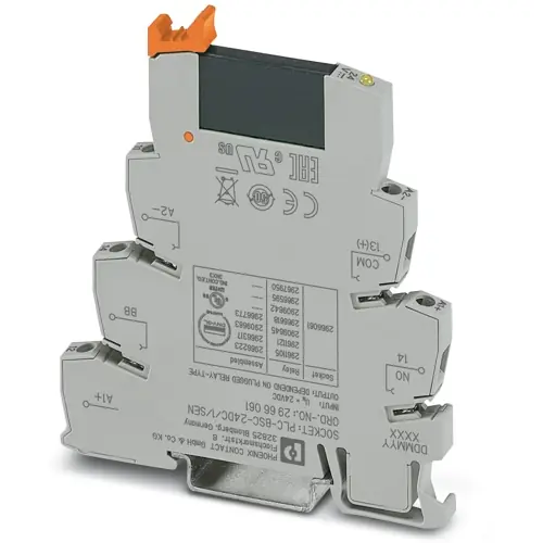 Halbleiterrelais, 19,2-28,8 VDC, nullspannungsschaltend, 24-253 VAC, 750 mA, DIN-Schiene, 2967840 Geprüft