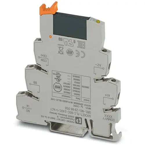 Halbleiterrelais, 19,2-28,8 VDC, nullspannungsschaltend, 24-253 VAC, 750 mA, DIN-Schiene, 2967947 Begrenztes Angebot