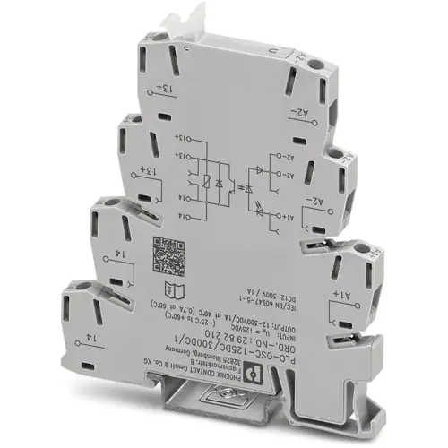 Halbleiterrelais, 100-150 VDC, sofortiges schalten, 12-300 VDC, 1 A, DIN-Schiene, 2982210 Neuheit