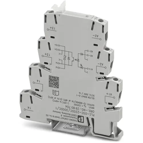 Bestseller Halbleiterrelais, 176-264 VDC, sofortiges schalten, 12-300 VDC, 1 A, DIN-Schiene, 2980704