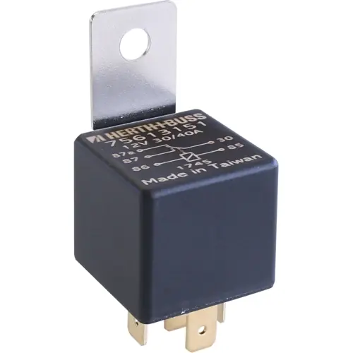 Ausverkauf Kfz-Relais 1 Wechsler, 12 V (DC), 20 A, Steckanschluss, 20 201 100A