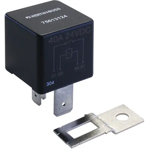 Kfz-Relais 1 Schließer, 24 V (DC), 40 A, Steckanschluss, 75613124 Meistverkauft