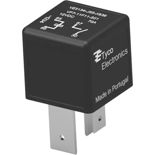 Versand Am Gleichen Tag Kfz-Relais 1 Schließer, 12 V (DC), 72 Ω, Steckanschluss, 4-1393306-6