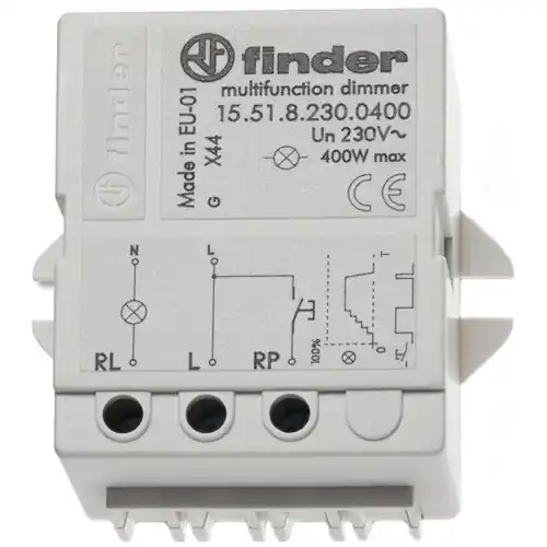 Mega-Angebot Elektronischer Dimmer, 1 Schließer, 230 VAC, 230 V, 400 W, 15.51.8.230.0400