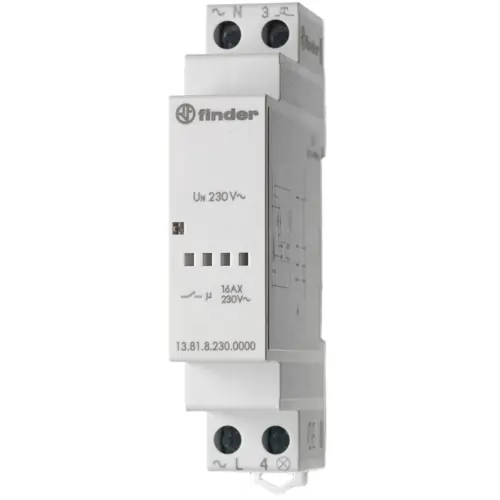 Stromstoß-Relais, 1 Schließer, 230 VAC, 16 A, 230 V, 13.81.8.230.0000 Knallerangebot