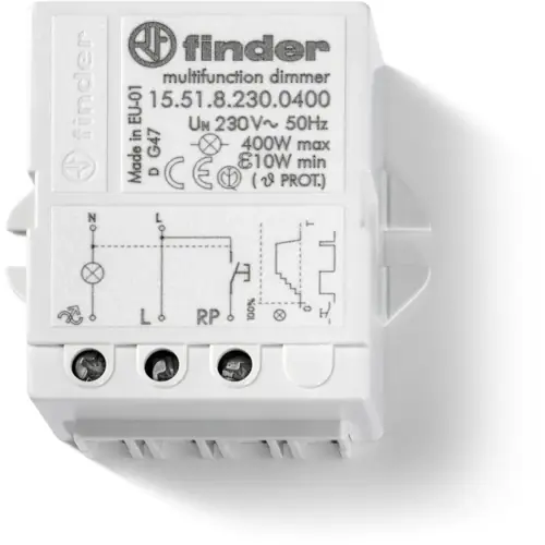 Bestseller Elektronischer Dimmer, 230 VAC, 230 V, 400 W, 15.51.8.230.0404