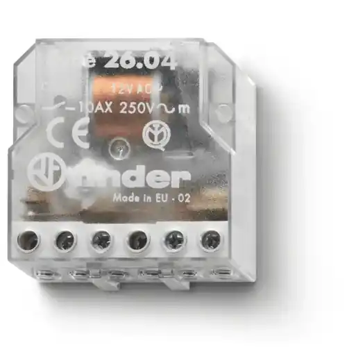 Stromstoß-Relais, 2 Schließer, 230 VAC, 10 A, 250 V, 400 W, 26.04.8.230.0000 Neue Kollektion