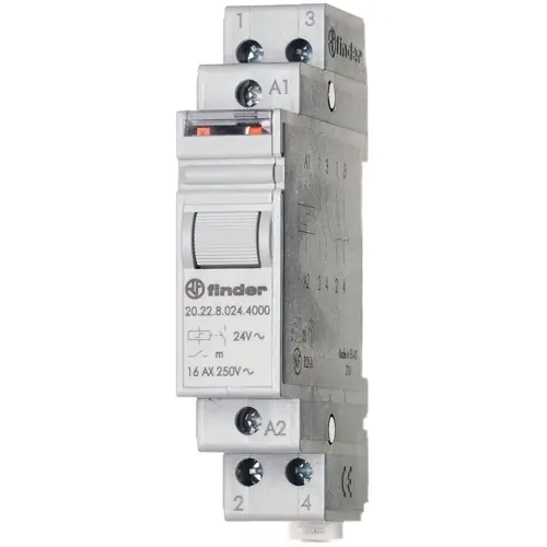 Super-Preis Stromstoß-Relais, 2 Schließer, 24 VDC, 16 A, 250 V, 400 W, 20.24.9.024.4000