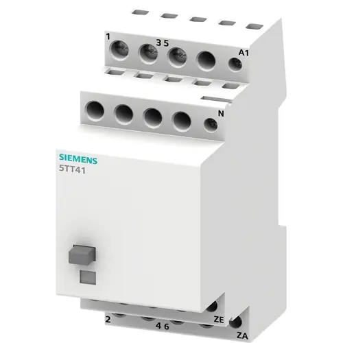 Nur Für Kurze Zeit Fernschalter, 3 Schließer, 230 VAC, 16 A, 230 V, 2000 W, 5TT4123-0