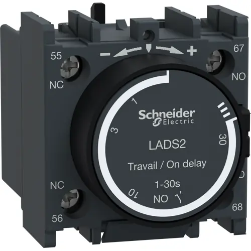 Markenware Zeitblock, anzugsverzögert, 1S+1Ö, 1-30 s für TeSys D, LADS2