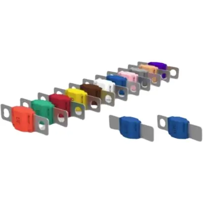 Schraubsicherung, 100 A, 32 V, blau, (L x B x H) 16 x 12 x 4 mm, 341420-CU Bestseller