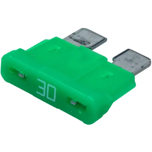 Ausverkauf KFZ-Flachsicherung, 30 A, 32 V, grün, (L x B x H) 19.1 x 5.1 x 18.8 mm, 0287030.L