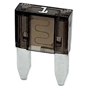KFZ-Flachsicherung, 1 A, 32 V, schwarz, (L x B x H) 11.1 x 3.9 x 16.2 mm, F7001 Neuheit