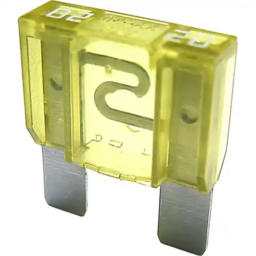 Begrenztes Angebot KFZ-Flachsicherung, 20 A, 32 V, gelb, (L x B x H) 29.5 x 9 x 34.1 mm, F9020