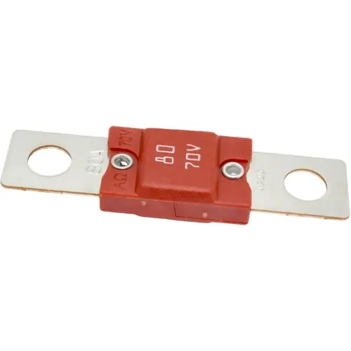 Preiswert KFZ-Flachsicherung, 80 A, 70 V, rot, (L x B x H) 68 x 10.5 x 19 mm, MGHV080