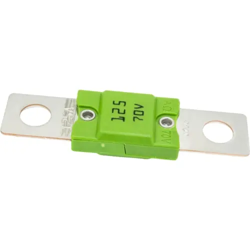 KFZ-Flachsicherung, 125 A, 70 V, grün, (L x B x H) 68 x 10.5 x 19 mm, MGHV125 Versand Am Gleichen Tag