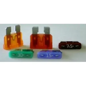 Expressversand KFZ-Flachsicherung, 25 A, 32 V, weiß, (L x B x H) 19.1 x 5.1 x 18.8 mm, 0287025.PXCN