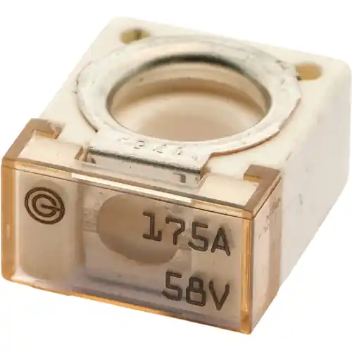 Geprüft KFZ-Flachsicherung, 175 A, 58 V, (L x B x H) 20 x 11.8 x 23.5 mm, CF175