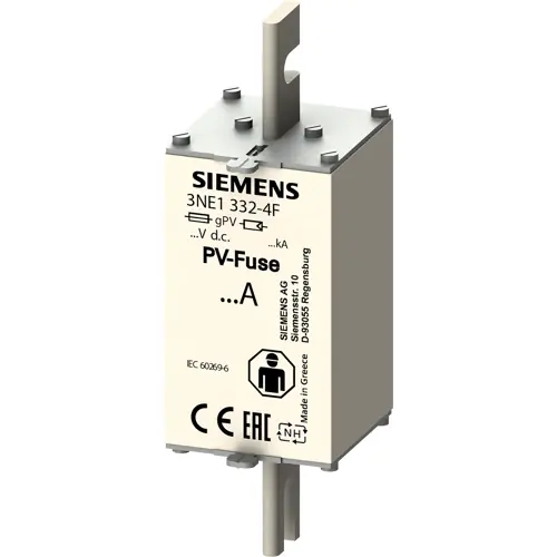 Sicherung NH2L, 400 A, gPV, 1 kV (DC), 30 kA Ausschaltvermögen, 3NE1332-4F Rabatt