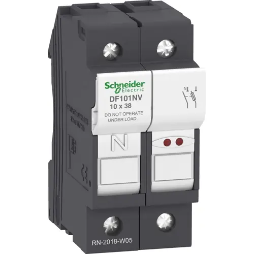 Solange Der Vorrat Reicht Sicherungshalter, 10 x 38 mm, 32 A, 690 V, DIN-Schiene, DF101NV