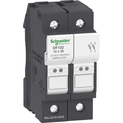 Neue Kollektion Sicherungshalter, 10 x 38 mm, 32 A, 690 V, DIN-Schiene, DF102