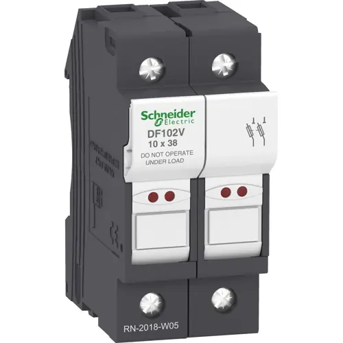 Schnäppchen Sicherungshalter, 10 x 38 mm, 32 A, 690 V, DIN-Schiene, DF102V